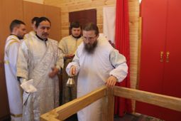 Освящение храма в честь святителя Феодосия Черниговского